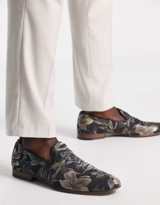 Floral store loafers men