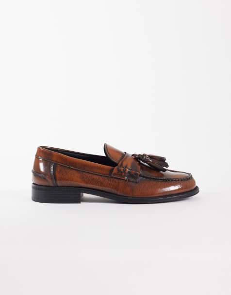 NOAK Made in Portugal loafers in tan leather with tassel - view 1