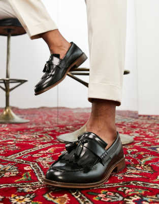 black male loafers