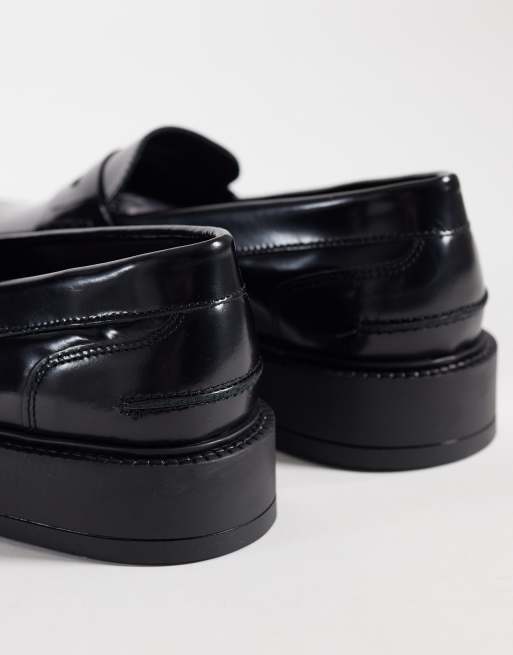 Noak - Made in Portugal - Mocassini college neri in pelle, 4 di 4