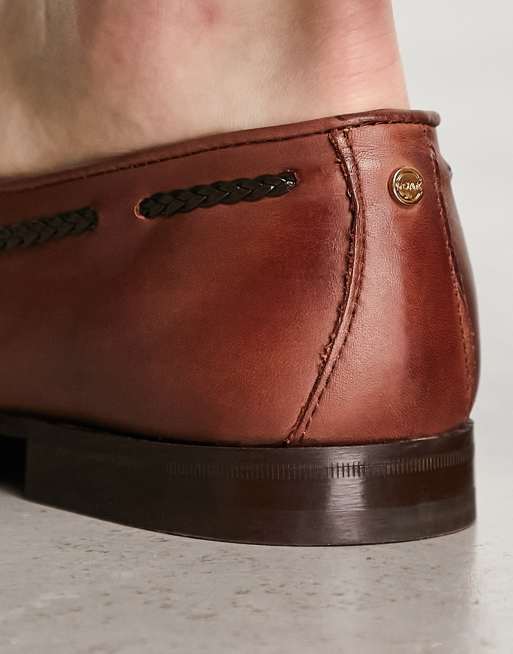 Noak - Made in Portugal - Mocassini in pelle marrone con nappe, 2 di 4