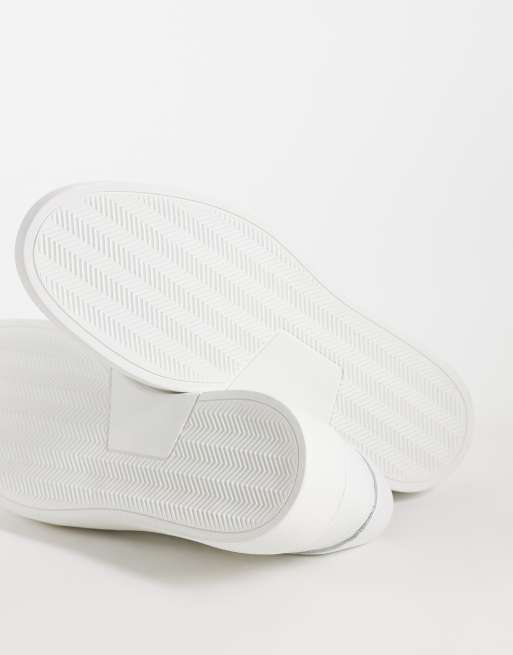 NOAK Made In Portugal retro lace up trainers in white leather, 5 of 5