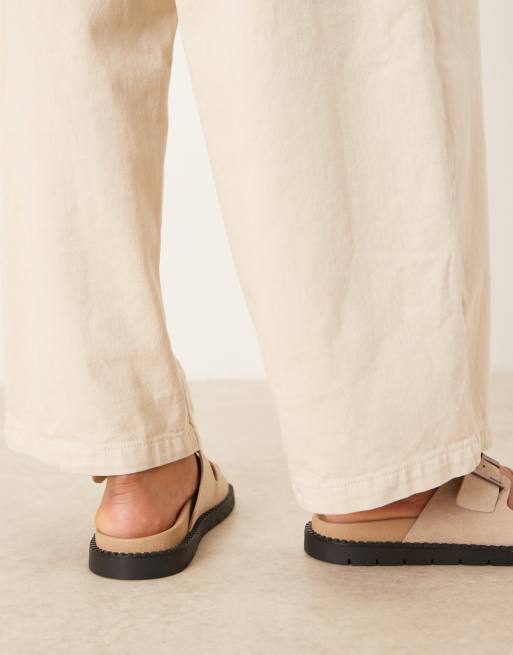 Noak - Made in Portugal - Sandalen van leer met gesp in bruin, 3 van 4
