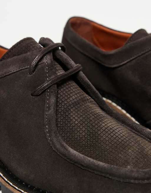 NOAK – Made In Portugal – Schnürschuhe aus braunem Leder mit Prägung, 2 von 3