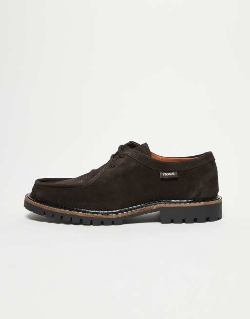NOAK – Made In Portugal – Schnürschuhe aus braunem Leder mit Prägung, 3 von 3
