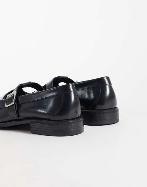 NOAK made In Portugal shoes with woven apron in black leather, 4 of 4