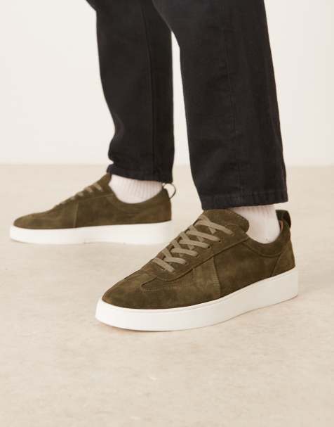 NOAK made in Portugal sneakers in brown suede and leather with white sole - view 1