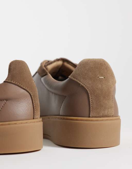 NOAK made in Portugal snörsneakers i läder- och mockamix, 4 av 5