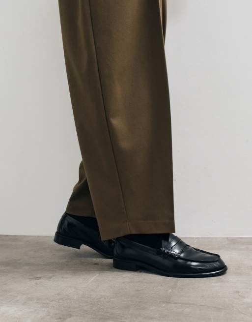 Noak - Made in Portugal - Sorte loafers i læder, 3 af 5