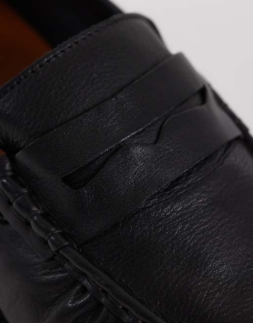 NOAK - Mocassins en cuir fabriqués au Portugal avec bout froncé - Noir, 4 de 4