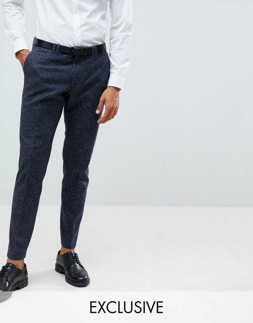 Noak Skinny Suit In Polka Dot Fleck, 2 of 2