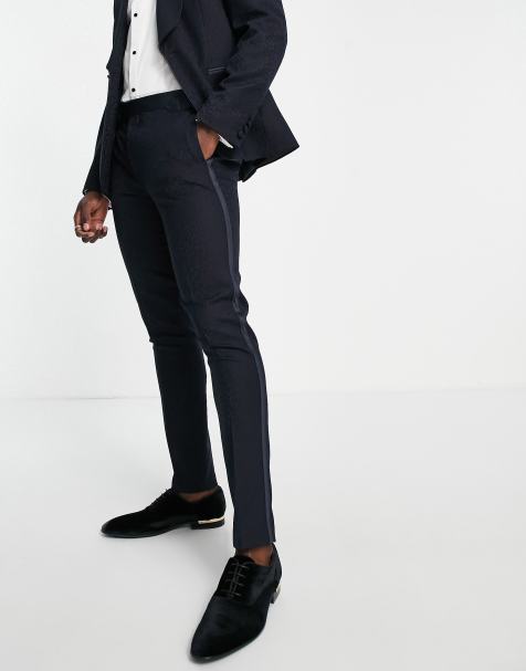 River Island slim suit pants in teal