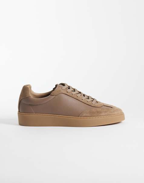 NOAK sneakers stringate realizzate in Portogallo in mix di pelle e camoscio - view 1
