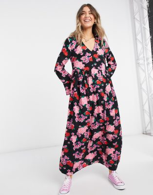 maxi dress flower