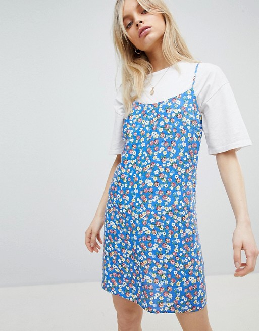 Nobody's Child 90's Cami Slip Dress In Floral | ASOS