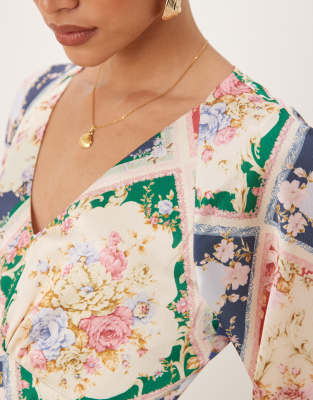 NOBODY'S CHILD ACE OPEN-BACK MIDAXI DRESS 