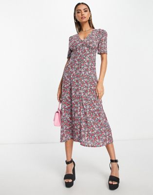 Nobody's Child Alexa ditsy floral dress in pink  - ASOS Price Checker