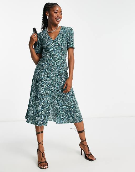 Midi ditsy sales dress