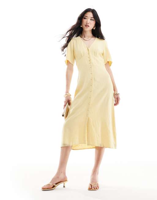 cream midi dress formal Women's Silken Moon Sheath Halter Neck Satin Midi Dress Customize Cream White MEAN BLVD