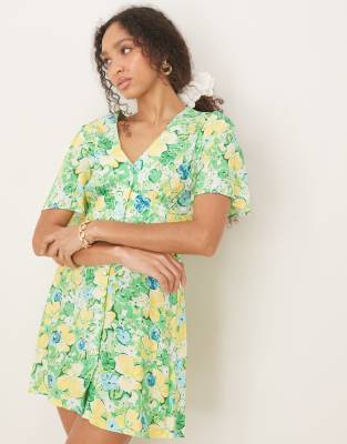NOBODY'S CHILD ALEXA MINI TEA DRESS 