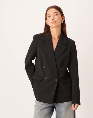 Nobody's Child - Alicia - Zweireihiger Blazer in Schwarz, Kombiteil