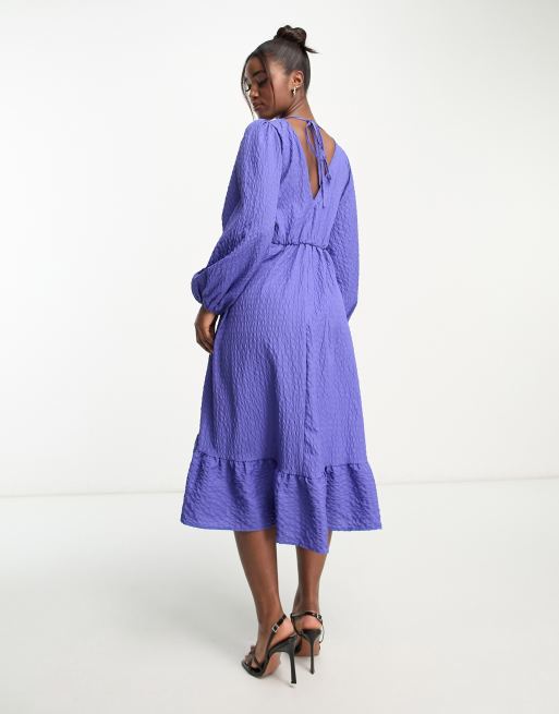 Maternity Wrap Dress - Periwinkle