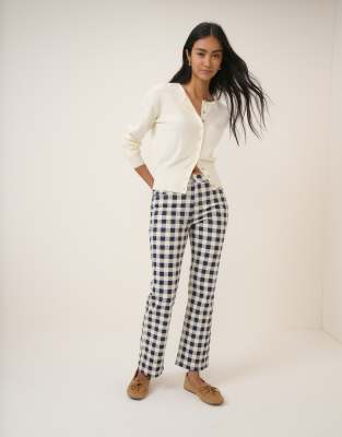 Nobody's Child Angel Stretch Denim Kick Flare Cropped Jeans In Multi