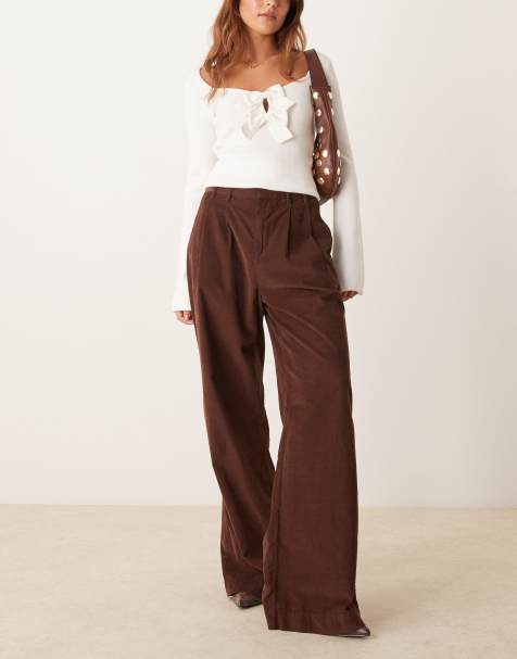 Nobody's Child Ava cord trousers in brown