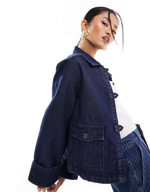 Nobody's Child Battersea denim jacket in blue | ASOS