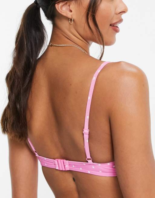 Nobody's Child bikini in pink spot , 2 of 4