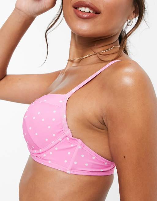 Nobody's Child bikini in pink spot , 3 of 4