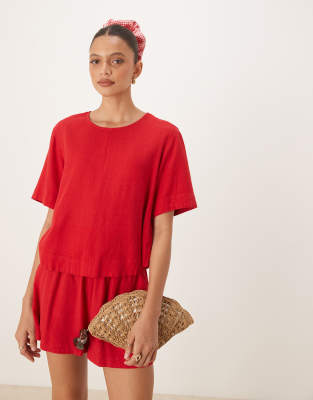 NOBODY'S CHILD BILLY LINEN TOP 