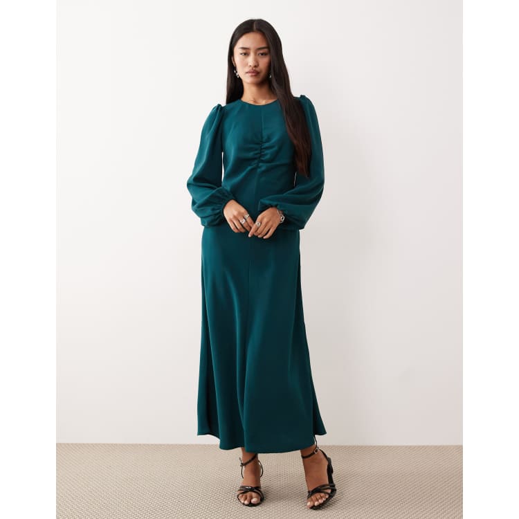 green emerald velvet dress Green Blair Dress 14