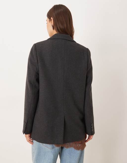 Nobody's Child - Blazer doppiopetto in lana grigio, 2 di 4