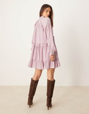 ★BOHEMSEO★ RUFFLE MINI DRESS The Ruffle Mini Dress (+ colours) – BOHÈME