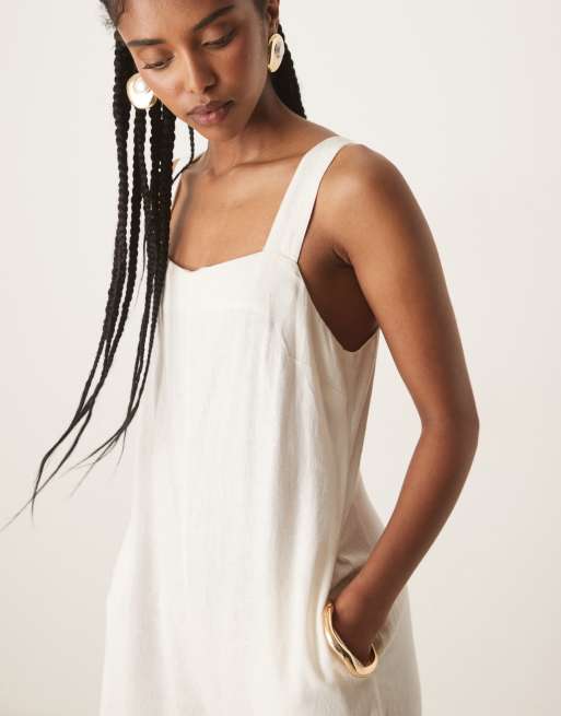 Nobody's Child - Brianna - Beige jumpsuit med vide ben, 2 af 4