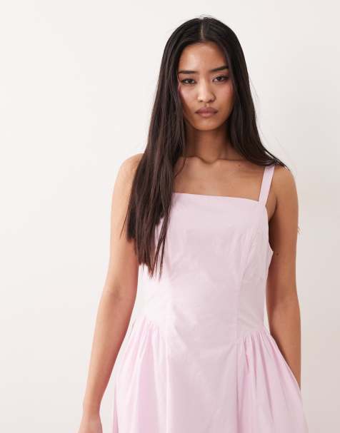 strapless open back dress Bridesmaids Chiffon Maxi Dress - Hot Pink