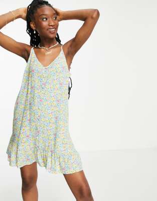 Nobody's Child cami swing mini dress in retro floral