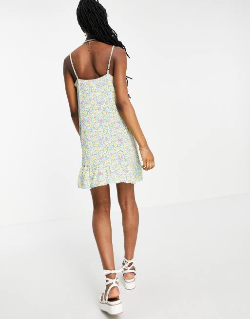 Nobody's Child cami swing mini dress in retro floral , 2 of 4