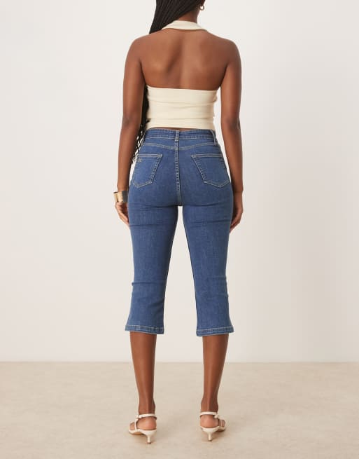 Nobody's Child capri slim leg jeans in blue wash, 3 of 5