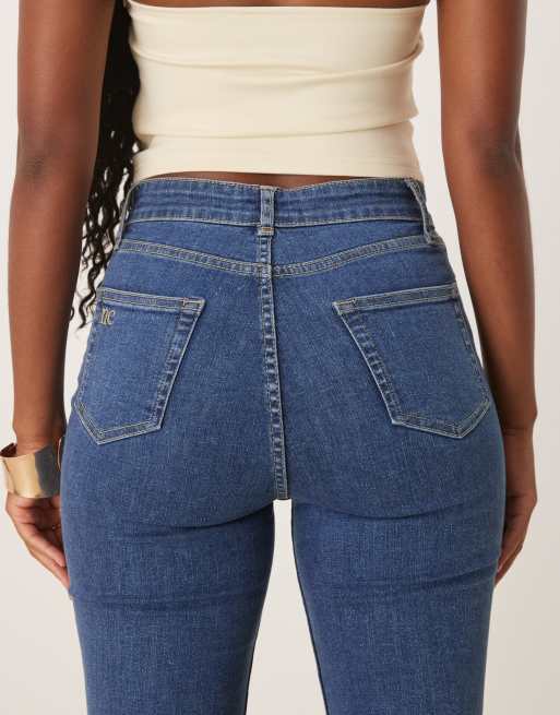 Nobody's Child capri slim leg jeans in blue wash, 4 of 5