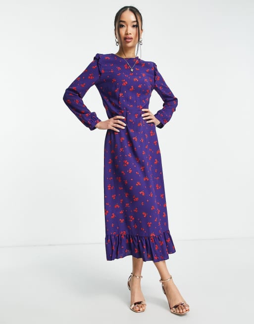 Nobody s Child Cecile Maxi jurk met vintage bloemenprint ASOS