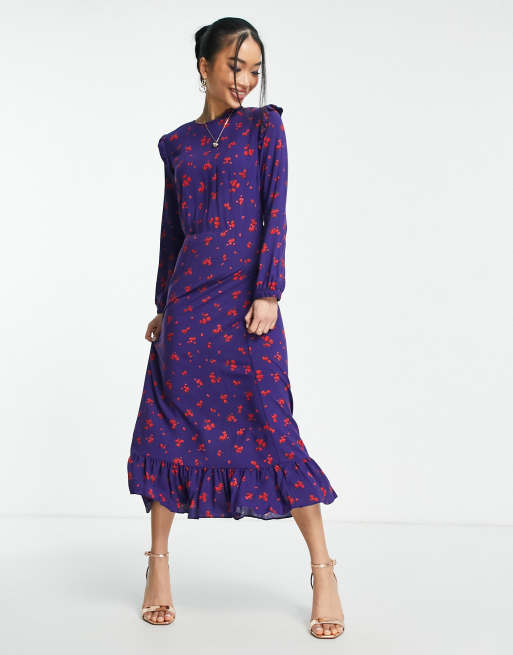 Nobody's Child – Cecile – Sukienka maxi w kwiaty w stylu vintage