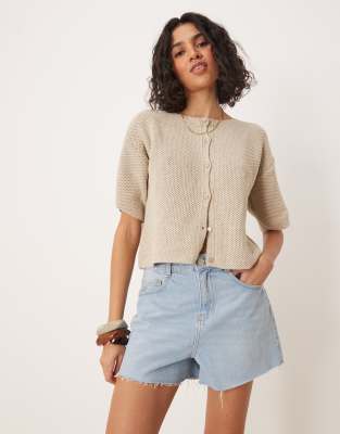 NOBODY'S CHILD CLAPHAM A-LINE DENIM SHORTS 