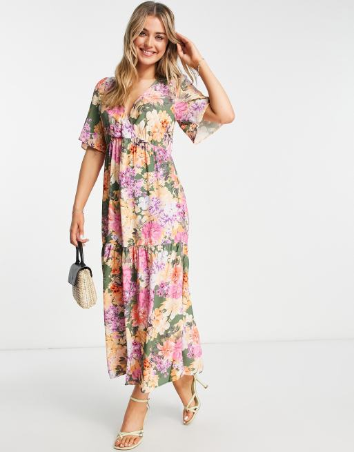 Nobody's Child Clementine large floral print multicolored dress ASOS