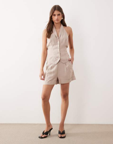 Nobody's Child - Coordinato beige con gilet e pantaloncini - view 1