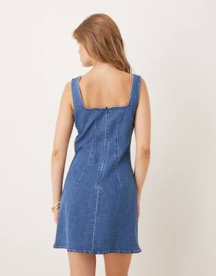 Nobody's Child Delta Denim Mini Shift Dress