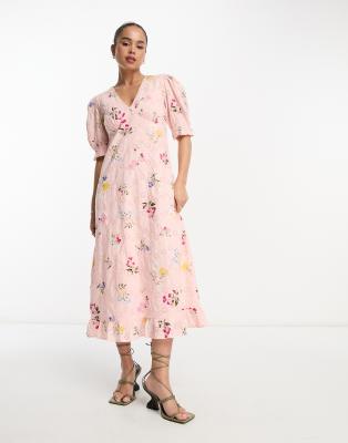 Noppies Long Sleeve Dress Fretin - Buttercream main image 0