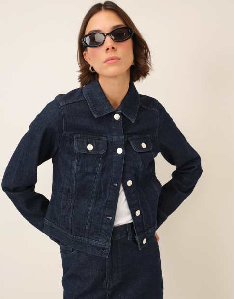 Nobody's Child Denim jacket in dark blue