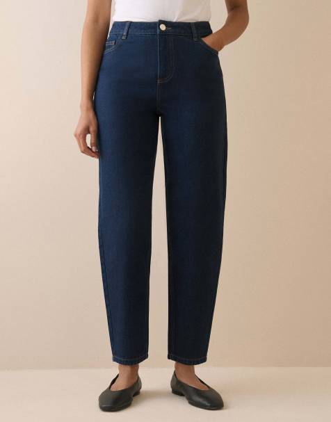 Nobody's Child Denim putney barrel leg jeans in rinse - view 1